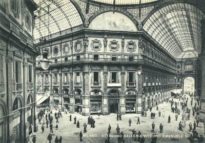 Milan, Italie, Galleria Vittorio Emanuele II - Italian Photographer